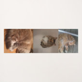 猫 ヨガマット (裏面(横))