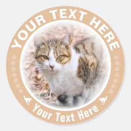 猫 ラウンドシール