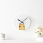 猫 ラウンド壁時計 (ホーム)