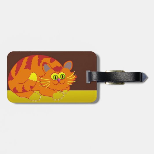 猫 ラゲッジタグ (裏面横)
