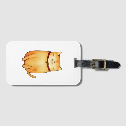 猫 ラゲッジタグ (正面横)