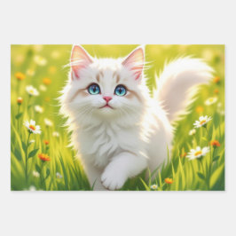 猫 ラッピングペーパーシート