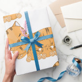 猫 ラッピングペーパー