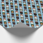 猫 ラッピングペーパー (角)