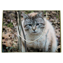 猫 ラージペーパーバッグ