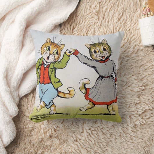 猫、ルイWainの恋人 クッション (ブランケット)