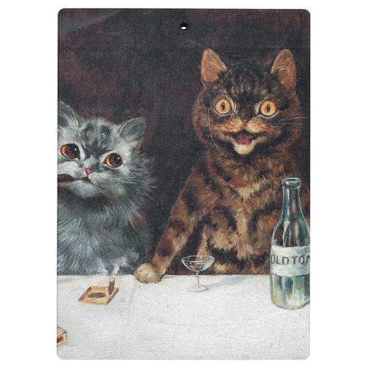 猫、ルイWain クリップボード (裏面)