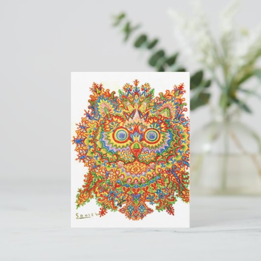 猫、ルイWain ポストカード (スタンド正面)