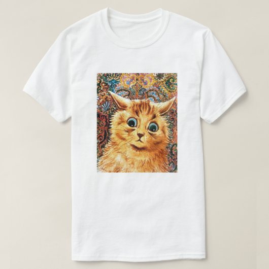 猫、ルイWain Tシャツ (デザイン正面)