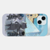 猫 ルーヴル パリ - スマホケース Case-Mate iPhoneケース (裏面 (横))