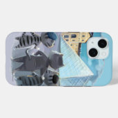 猫 ルーヴル パリ ハードケース Case-Mate iPhoneケース (裏面 (横))