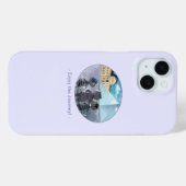 猫 ルーヴル パリ - 楽しむ スマホケース Case-Mate iPhoneケース (裏面 (横))