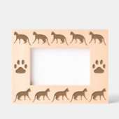 猫 レーザー彫刻フレーム (正面)