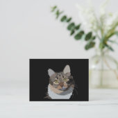 猫+動物+ペット+イラスト+猫好き+ペットサービス 名刺 (スタンド正面)