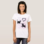 猫，動物，犬 Tシャツ (正面フル)