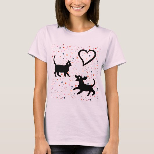 猫,動物,犬 Tシャツ (正面)