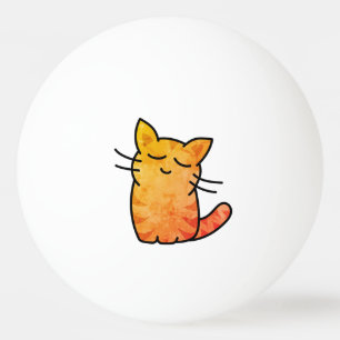 猫 卓球ボール