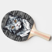 猫 卓球ラケット (横)