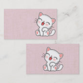 猫 名刺 (正面/裏面)
