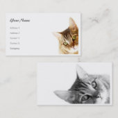 猫 名刺 (正面/裏面)
