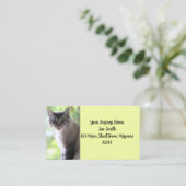 猫 名刺 (スタンド正面)