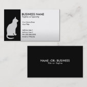 猫 名刺 (正面/裏面)