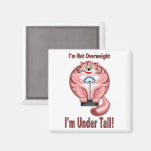 猫：太り過ぎ マグネット (正面/裏面)