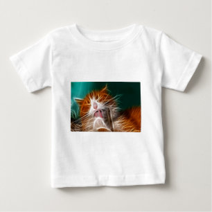 猫 子猫 かわいい ペット 鳴き声 ベビーTシャツ