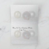 猫,子猫,クリスマス,救助,写真 シーズンカード (内部)