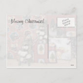 猫,子猫,クリスマス,救助,写真 シーズンポストカード (裏面)