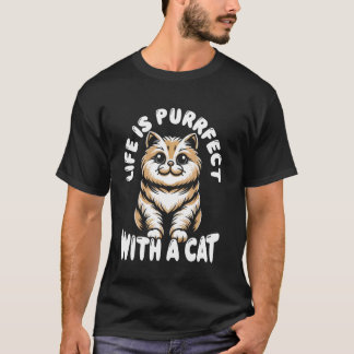 猫+子猫+動物+猫好き+かわいい猫+ニャー Tシャツ