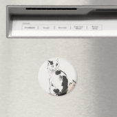 猫（徐北中） マグネット (インサイチュ (食洗機))