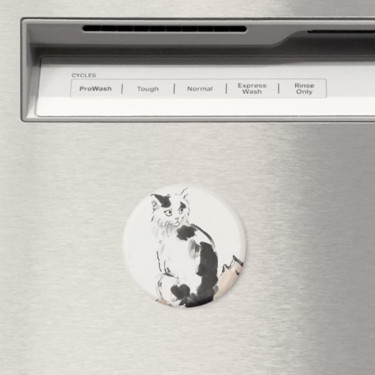 猫（徐北中） マグネット (インサイチュ (食洗機))