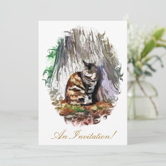 猫 招待状 (スタンド正面)
