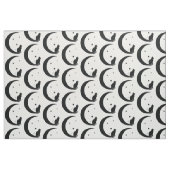 猫、星および月 ファブリック (ファットクウォーター)