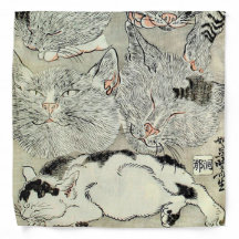 猫、暁斎猫、Kyōsai、Ukiyo-e