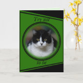 猫、最高の1 -あらゆる大事な行事のためにカスタマイズ カード (黄色い花)