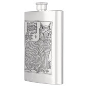 猫、未知のアーティスト フラスク (左)