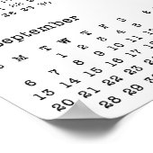 猫、本、生活は甘い 2026年1ページカレンダー ポスター (角)