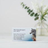 猫、犬および馬の獣医のアポイントメント 予約カード