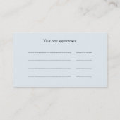 猫、犬および馬の獣医のアポイントメント 予約カード