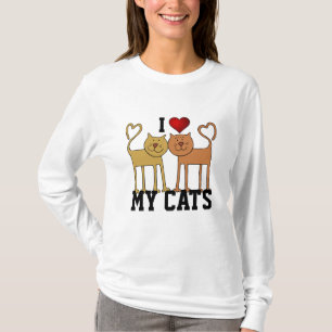 猫:猫が好き Tシャツ