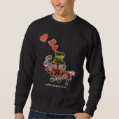 猫+猫+Tシャツ! スウェットシャツ (正面)
