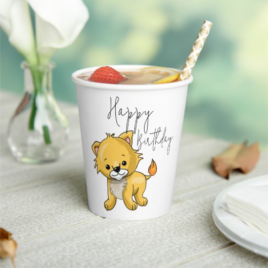 猫 紙コップ (インサイチュ)