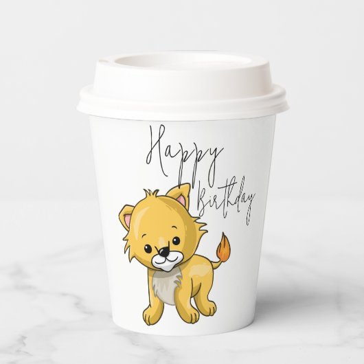 猫 紙コップ (裏面)