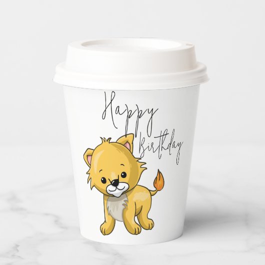 猫 紙コップ (正面)