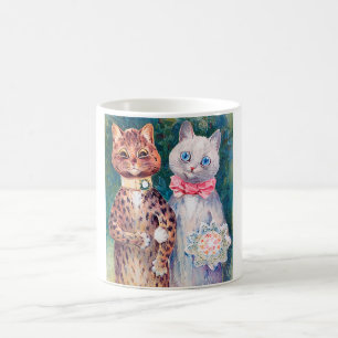 猫、結婚結婚、花嫁、ルイ·ウェイン コーヒーマグカップ