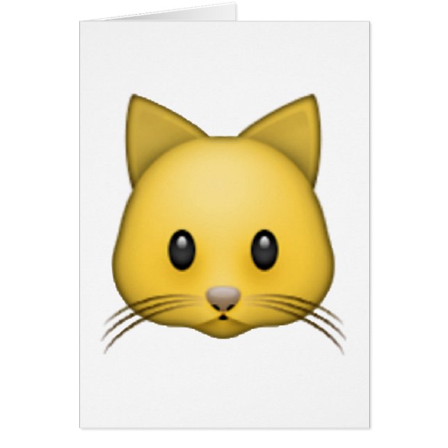 猫 – 絵文字 (正面)