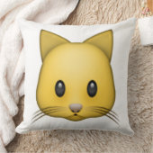 猫 – 絵文字 クッション (ブランケット)