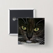 猫 缶バッジ (正面&裏面)